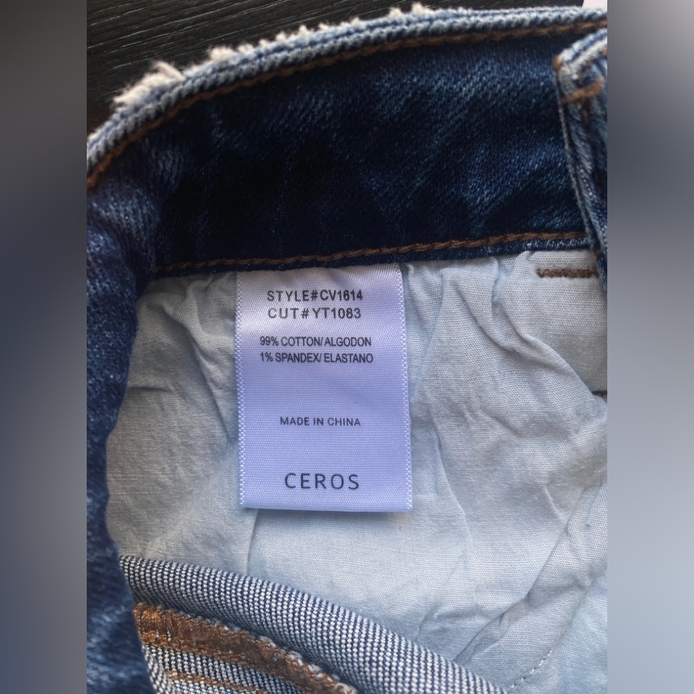 Ceros 90”s Vintage Dad Jeans High Rise Distressed‎ Medium Wash - Picture 13 of 15
